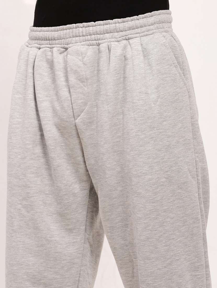 men solid mid rise full length track pant - 22173642 -  Standard Image - 5