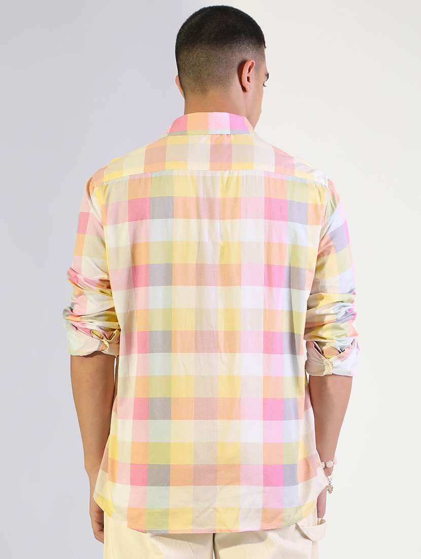 multi colored cotton casual shirt - 22173678 -  Standard Image - 3