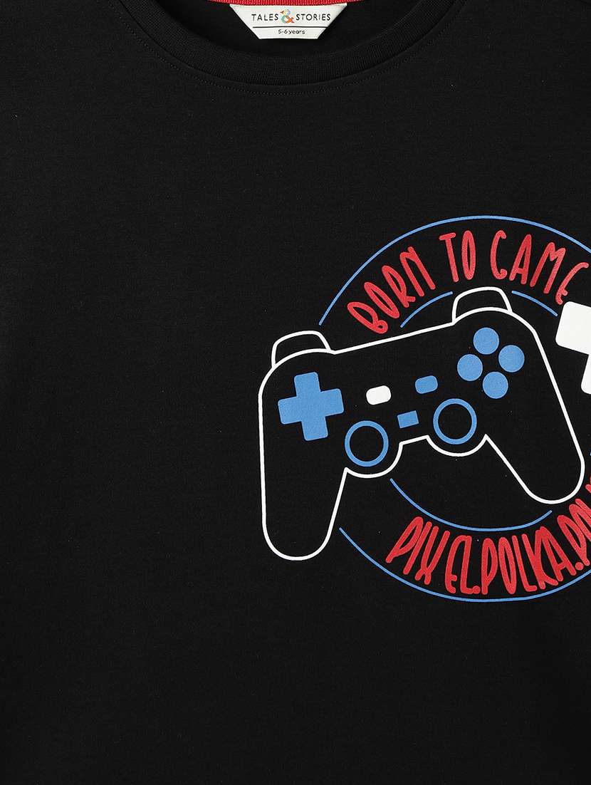 boys printed long sleeve t-shirt - 22173769 -  Standard Image - 3