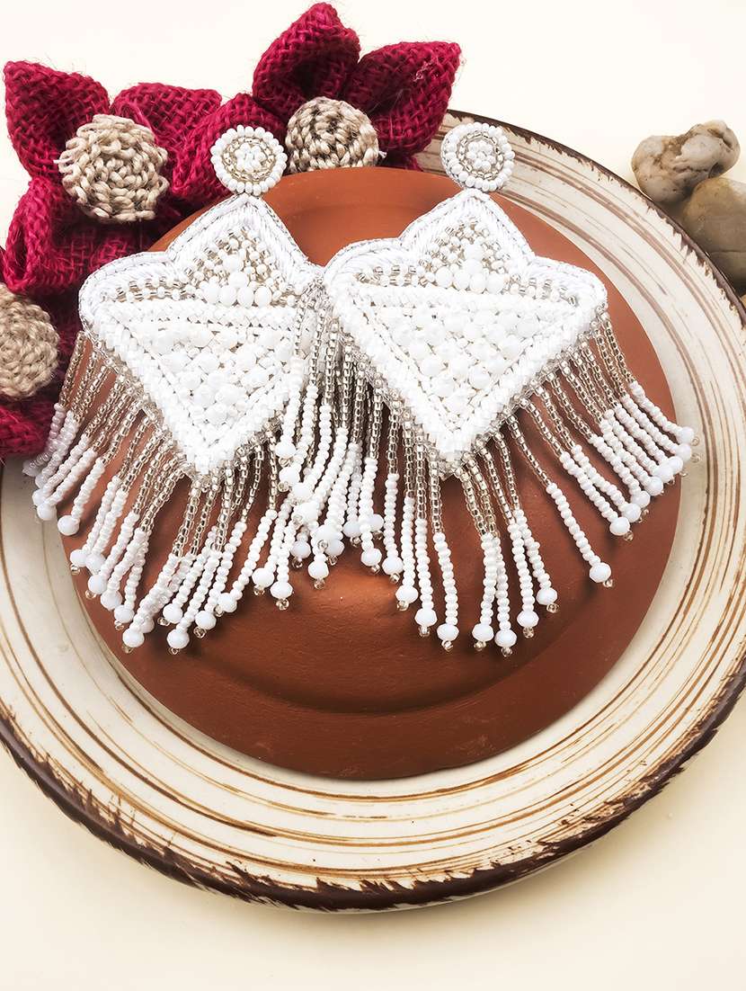 handmade star pearl earrings - 22173774 -  Zoom Image - 0