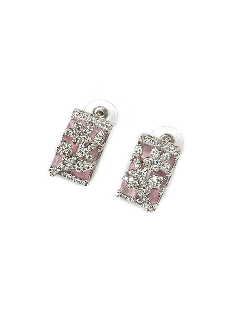 luxurious pink ad square pendant with earrings - 22173853 -  Standard Image - 5