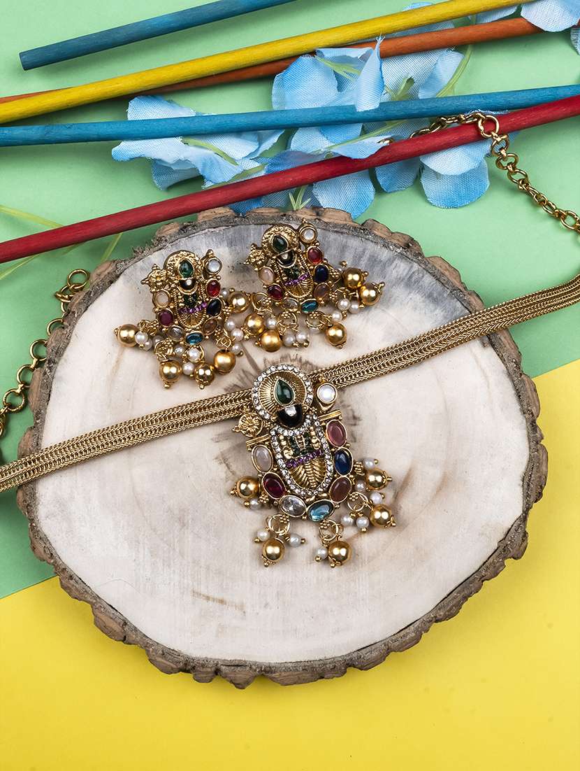 lord tirupati sleek choker set