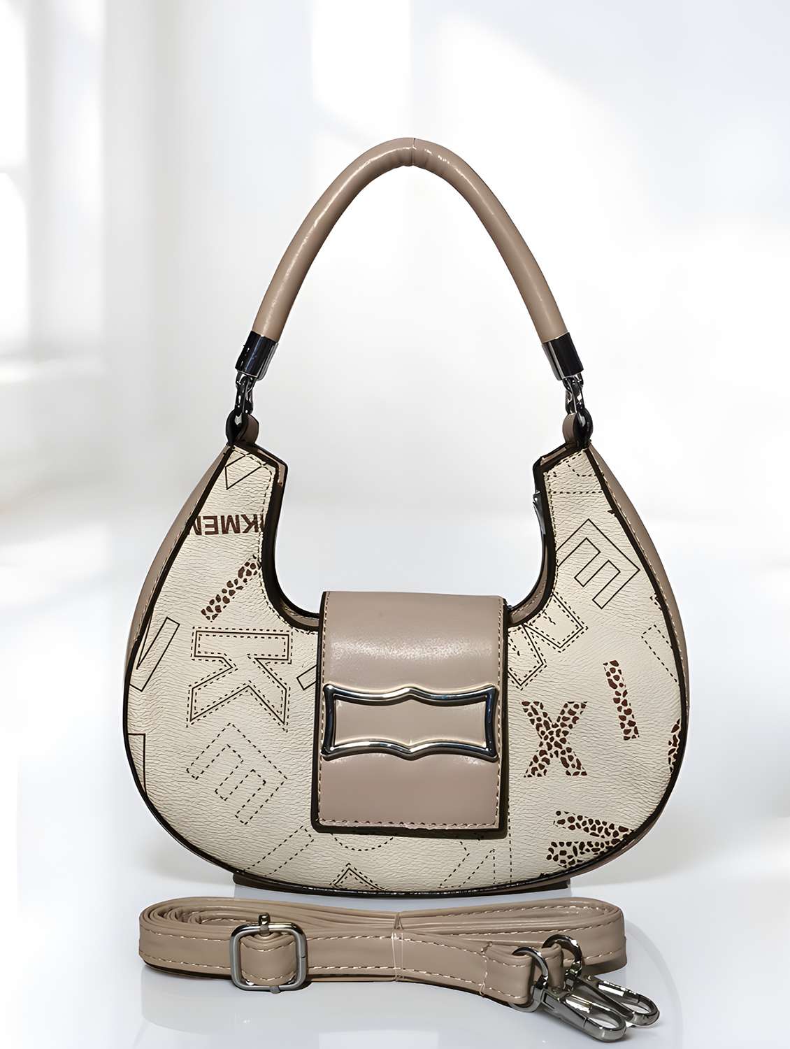 printed sling bag with adjustable strap - 22173919 -  Standard Image - 3