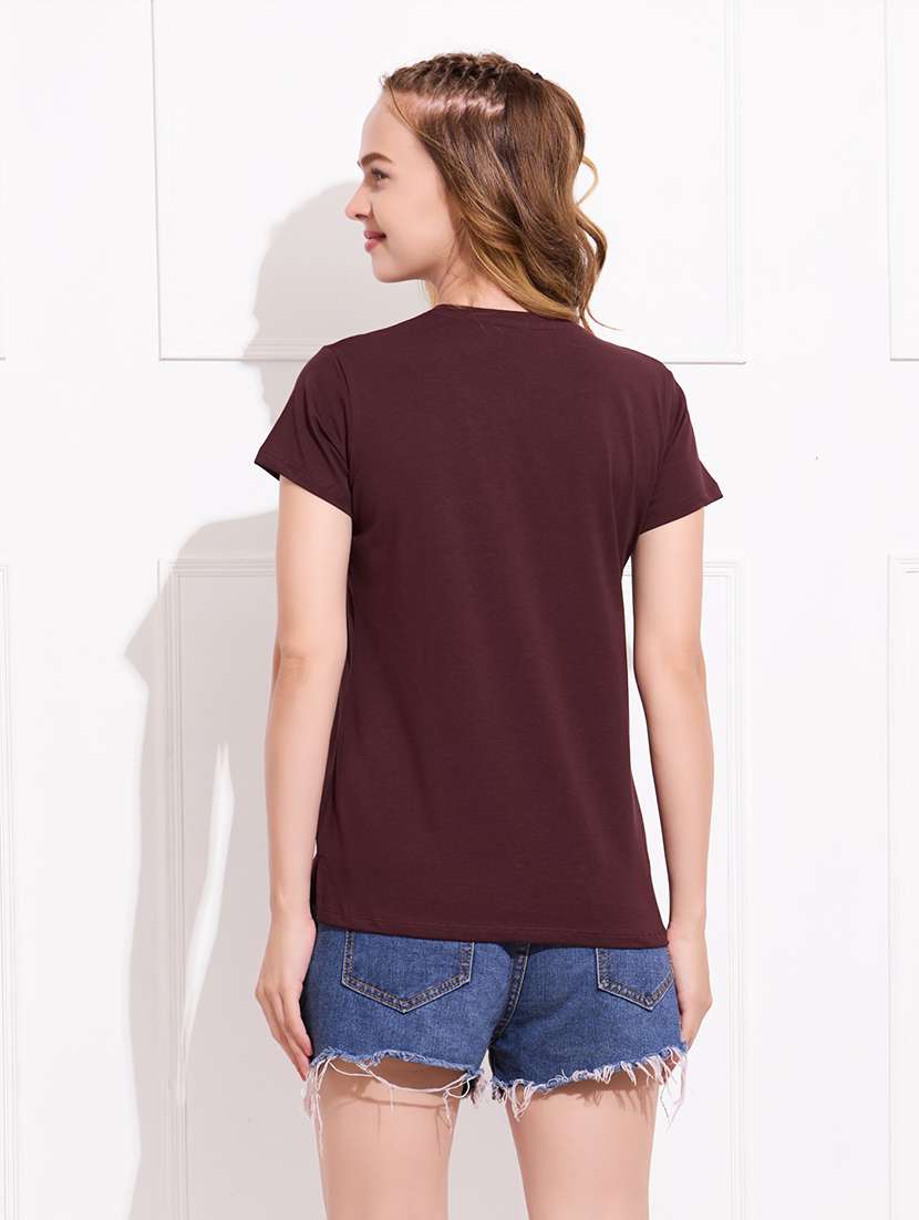 women printed round neck short sleeve t-shirt - 22173995 -  Standard Image - 3