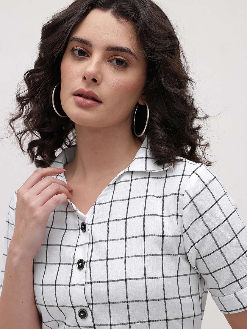 white cotton shirt dress - 22174098 -  Standard Image - 3