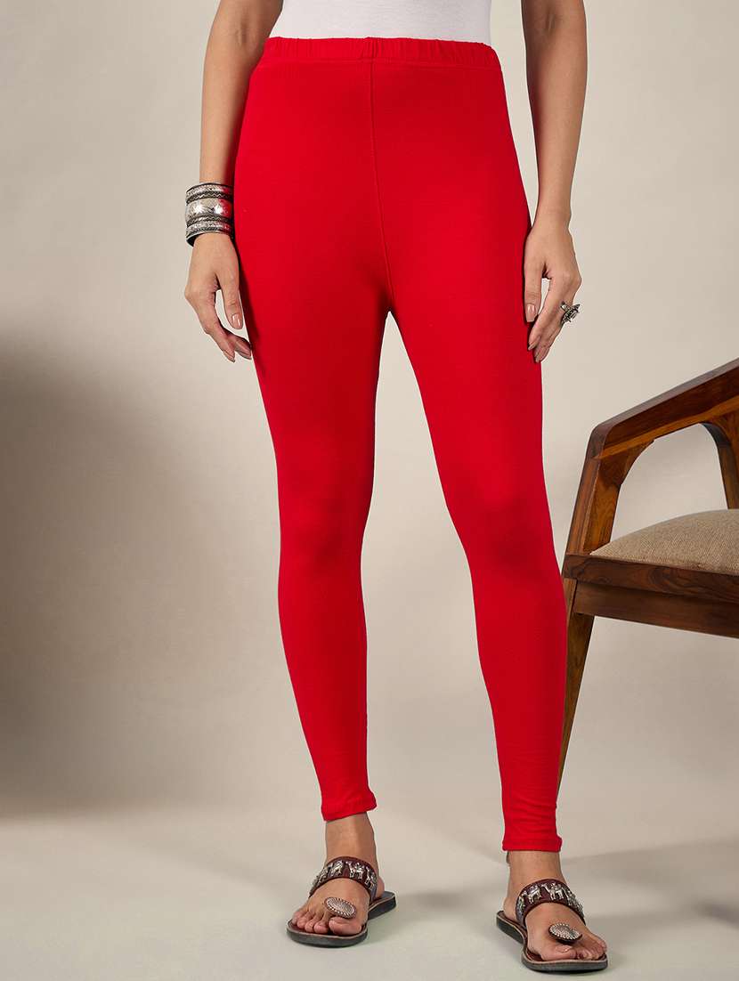 women pack of 3 solid mid rise legging - 22174428 -  Standard Image - 3