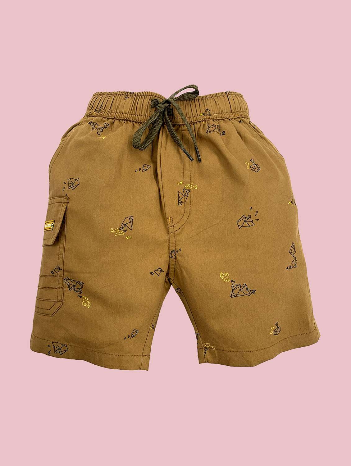 boys pack of 3 printed mid rise regular fit shorts - 22174725 -  Standard Image - 3