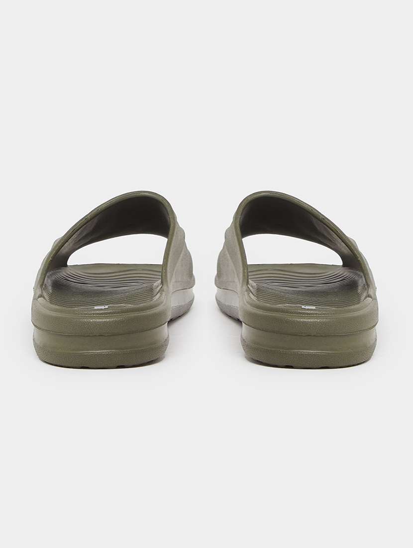 men solid slip on slider - 22174760 -  Standard Image - 3