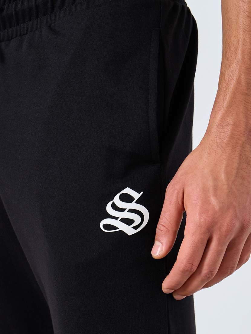 men solid mid rise full length track pant - 22174778 -  Standard Image - 3