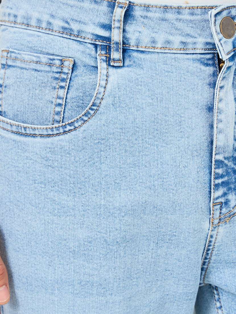 men washed mid rise relaxed fit jeans - 22174789 -  Standard Image - 3