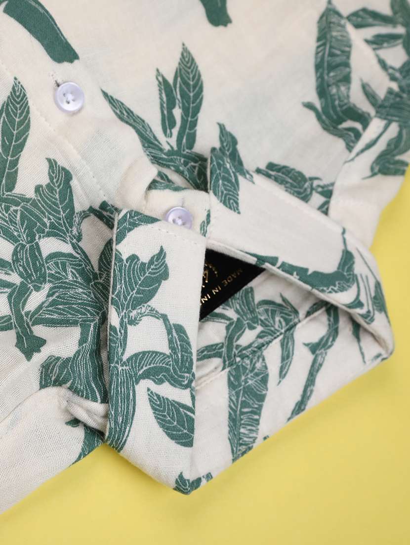 green cotton shirt - 22174816 -  Standard Image - 3