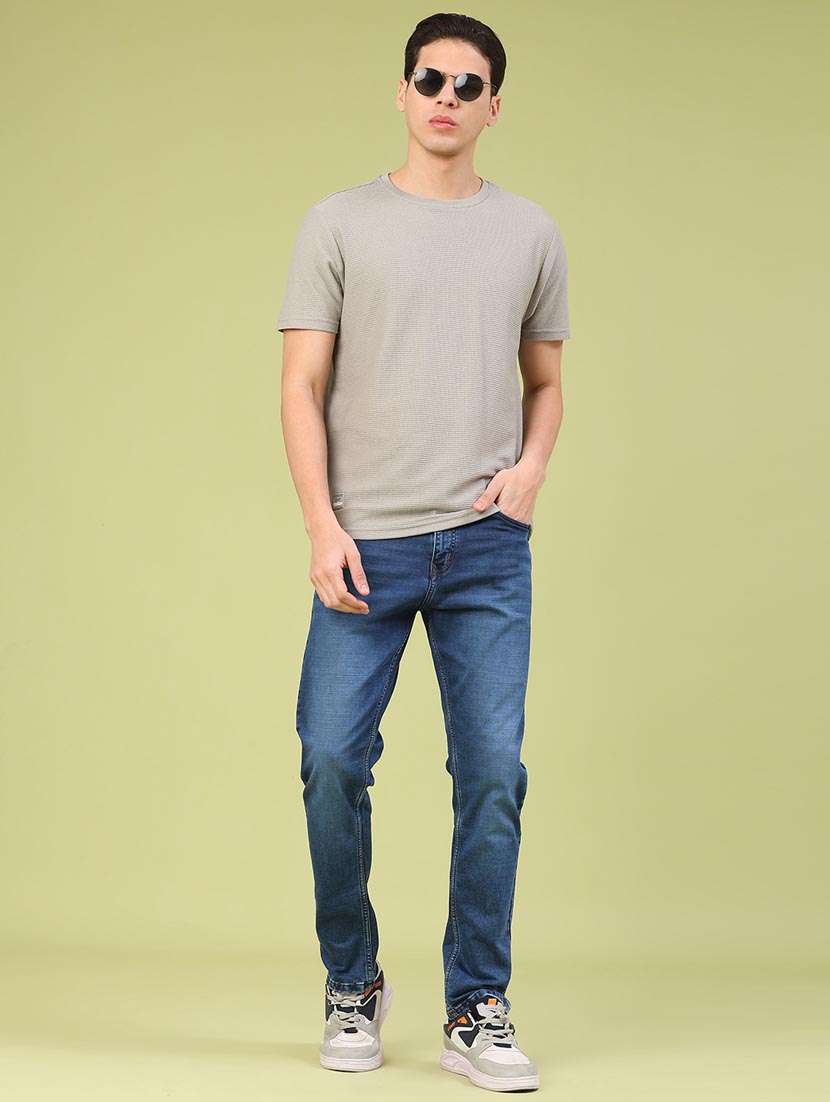 men self design short sleeve regular fit t-shirt - 22174977 -  Standard Image - 3