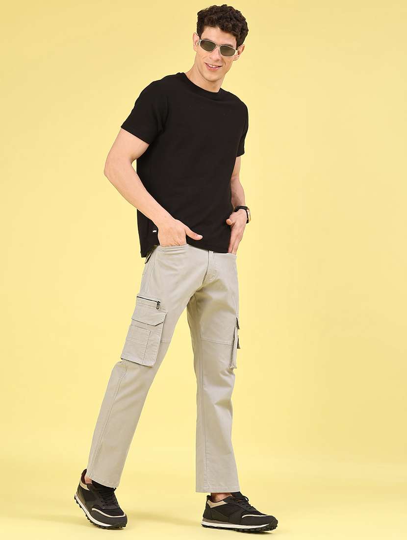 men textured short sleeve regular fit t-shirt - 22174979 -  Standard Image - 3