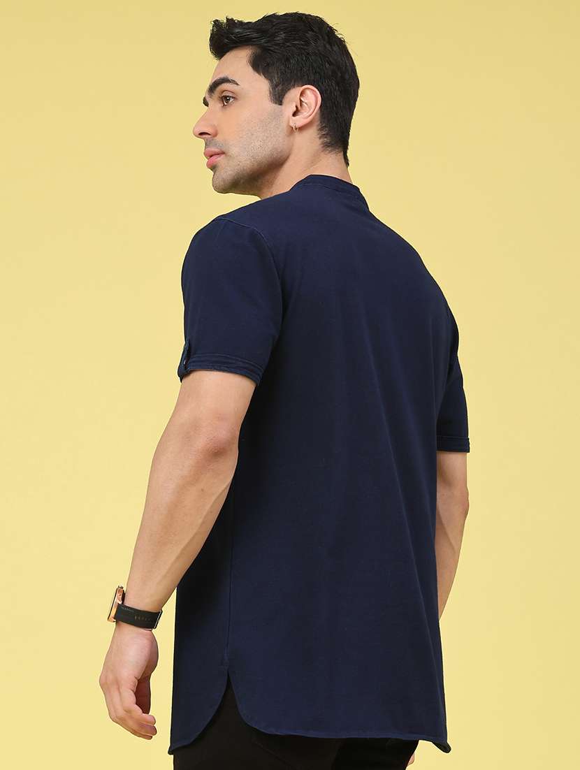 men solid short sleeve regular fit t-shirt - 22175003 -  Standard Image - 3