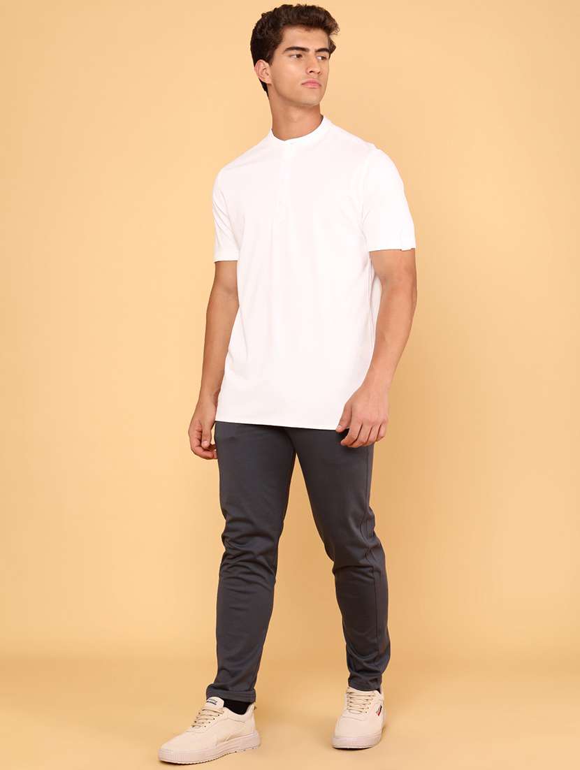 men solid short sleeve regular fit t-shirt - 22175007 -  Standard Image - 3