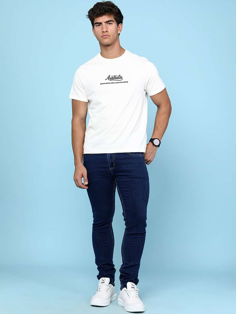 Men Printed Short Sleeves Regular Fit T-shirt - 22175036 -  Standard Image - 5