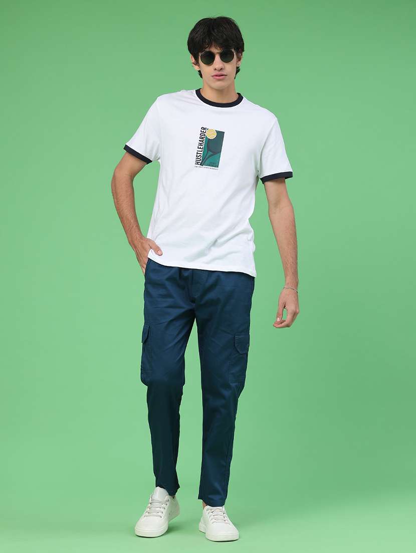 Men Printed Short Sleeve Regular Fit T-shirt - 22175040 -  Standard Image - 5