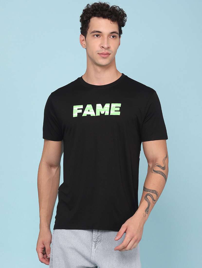 men printed short sleeves regular fit t-shirt - 22175053 -  Standard Image - 3