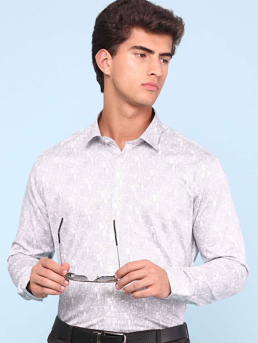 men white cotton casual shirt