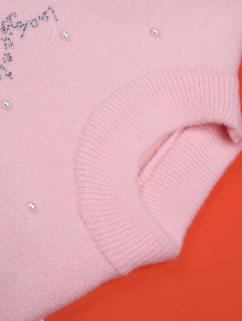 girls self designed long sleeve sweater - 22175374 -  Standard Image - 3