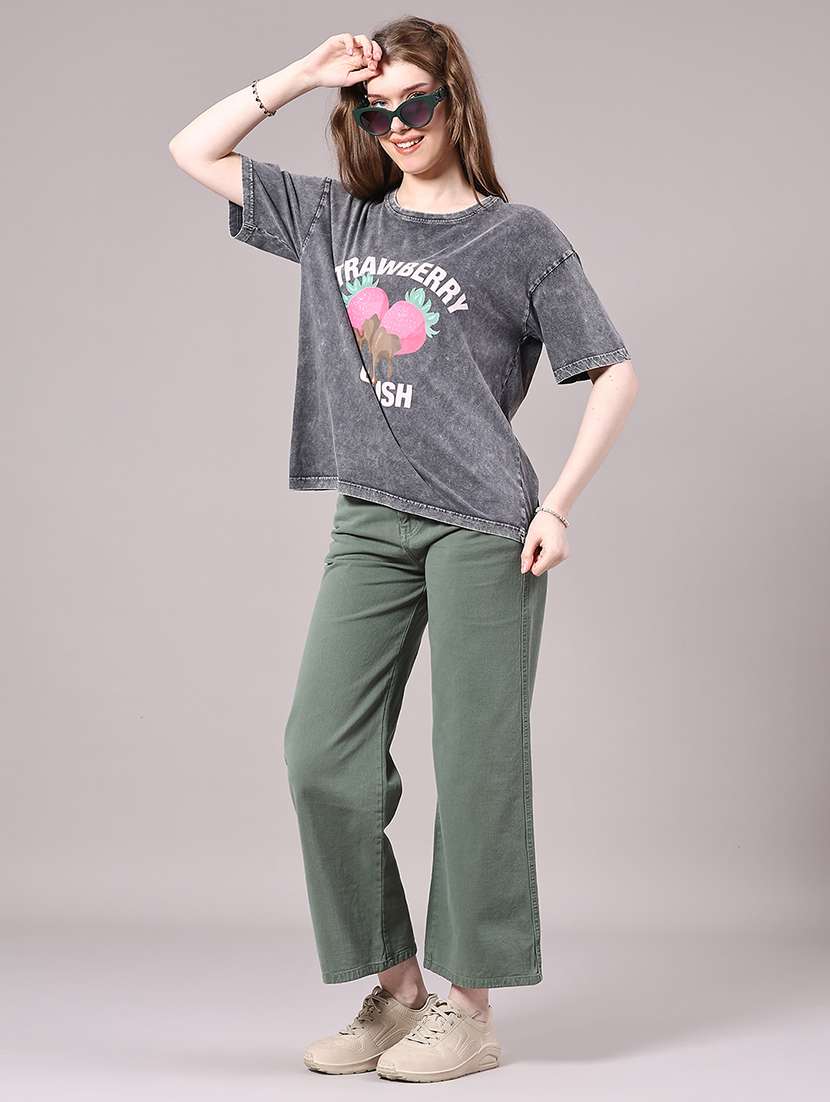 women printed short sleeve t-shirt - 22175411 -  Standard Image - 5