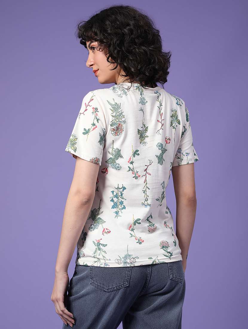 women printed short sleeve t-shirt - 22175430 -  Standard Image - 3