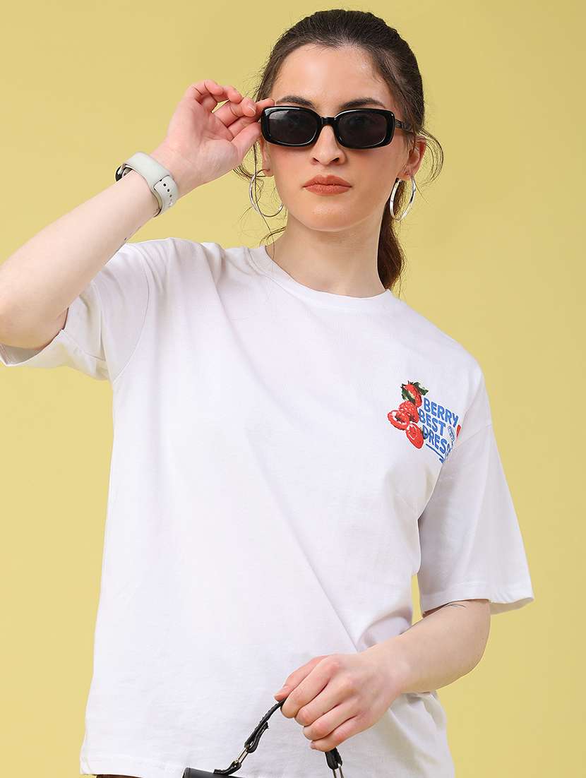women printed short sleeve t-shirt