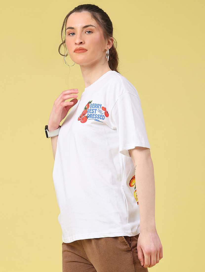 women printed short sleeve t-shirt - 22175438 -  Standard Image - 3