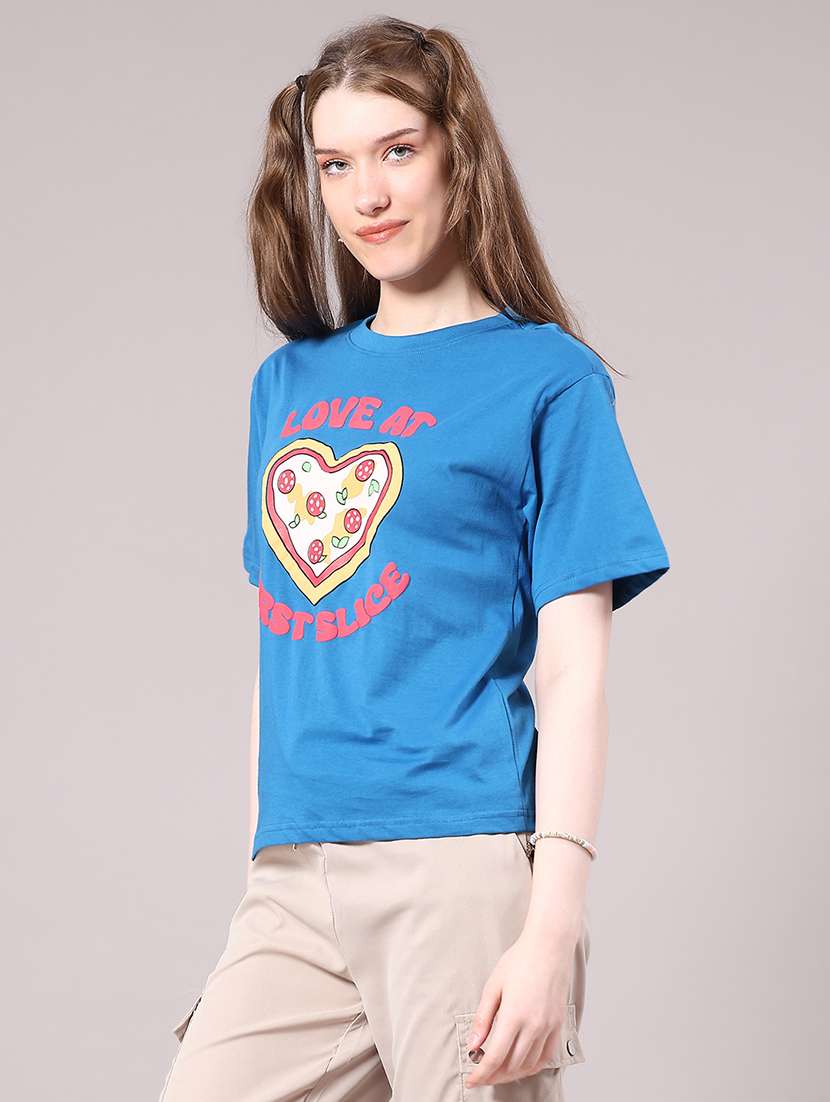 women printed short sleeve t-shirt - 22175442 -  Standard Image - 3