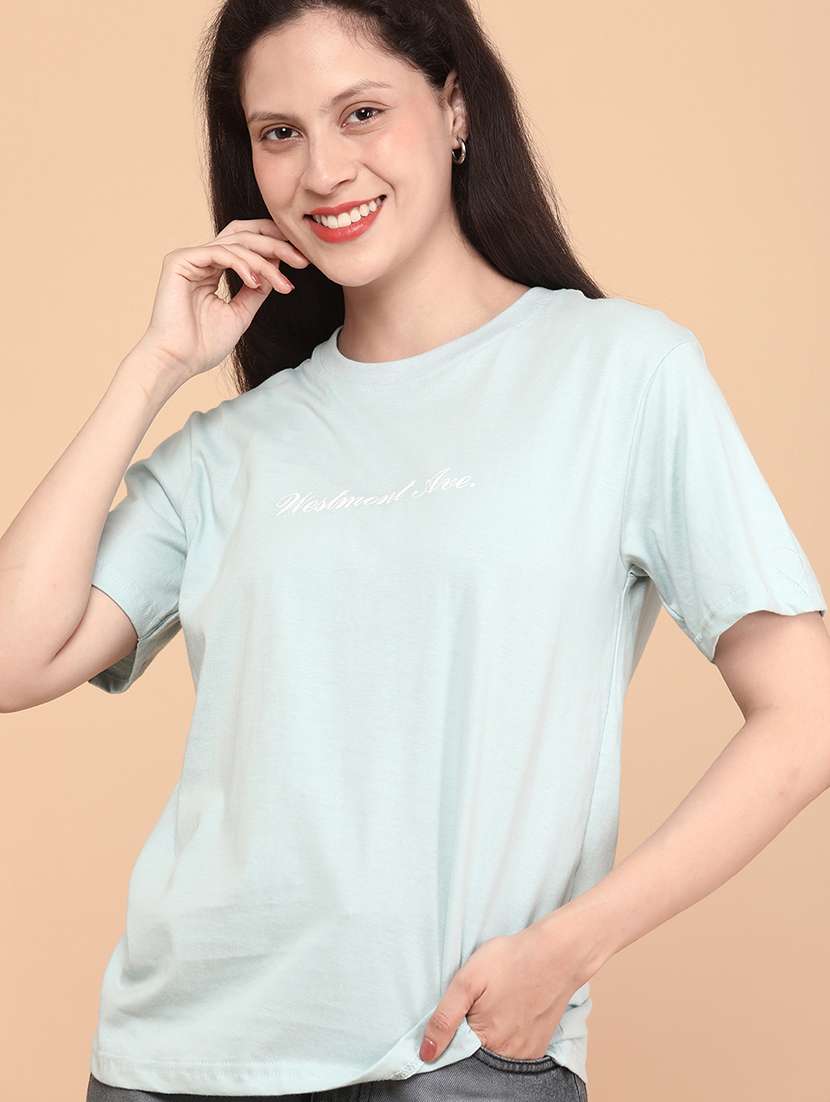 women printed short sleeve t-shirt