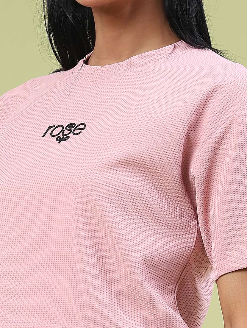 women solid short sleeve t-shirt - 22175458 -  Standard Image - 5