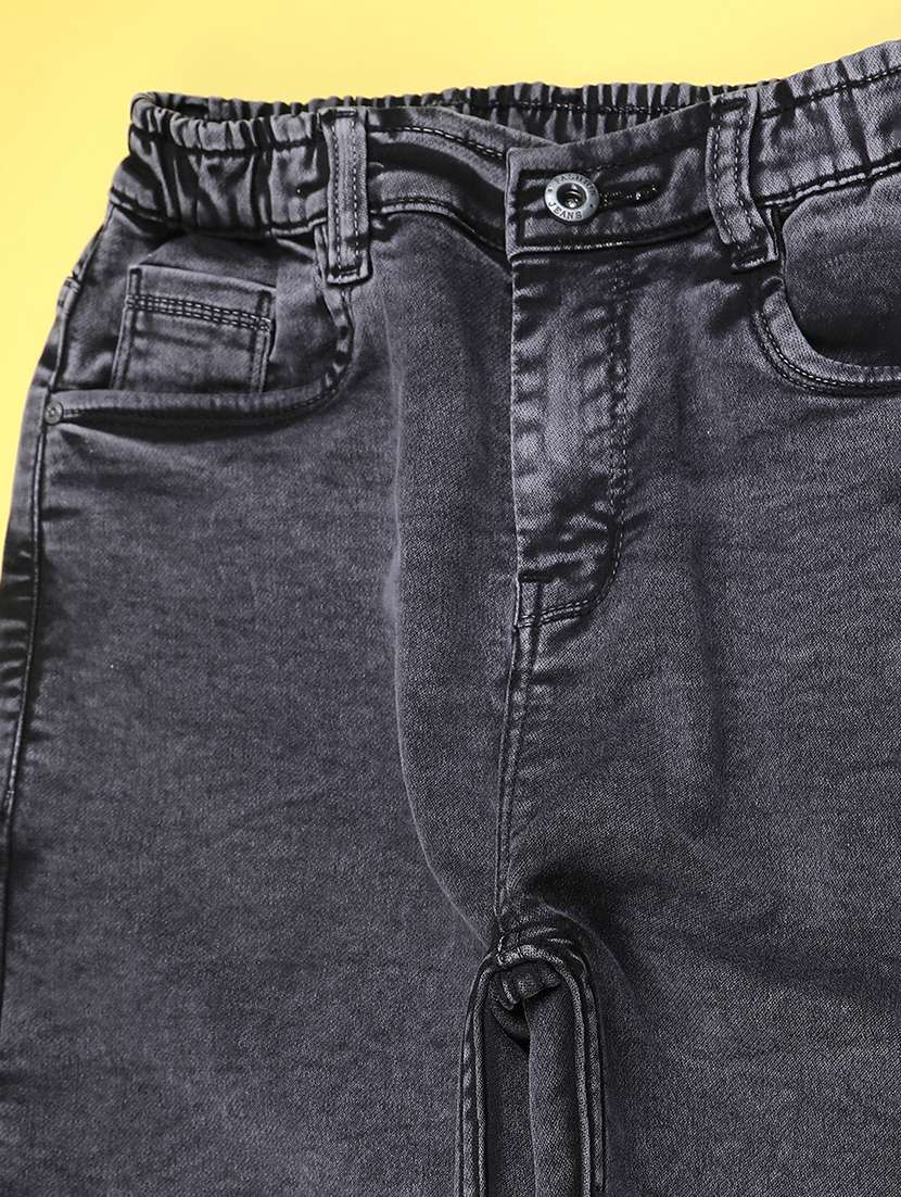 boys solid mid rise slim fit jean - 22175506 -  Standard Image - 3