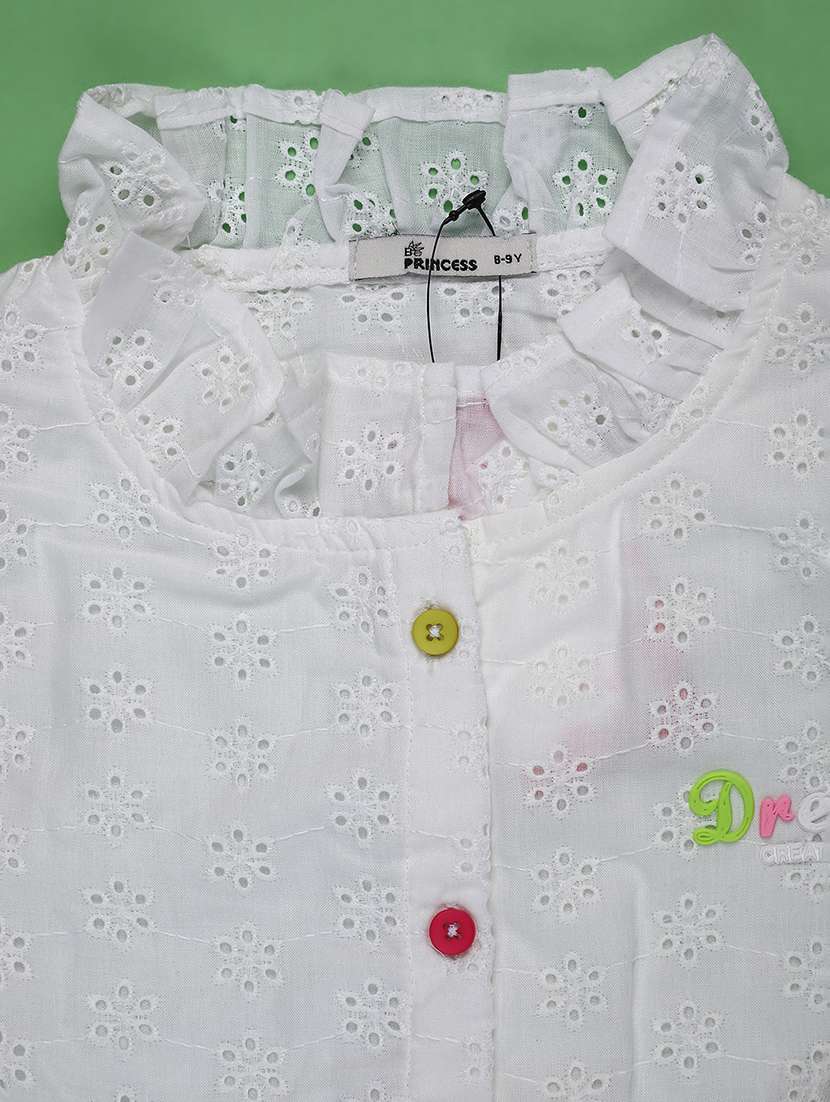 girls self designed short sleeve top - 22175562 -  Standard Image - 3