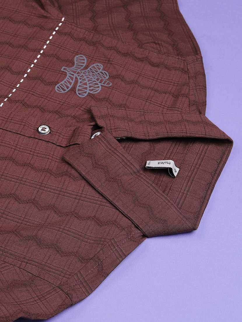 boys short collared long sleeve shirt - 22175598 -  Standard Image - 3