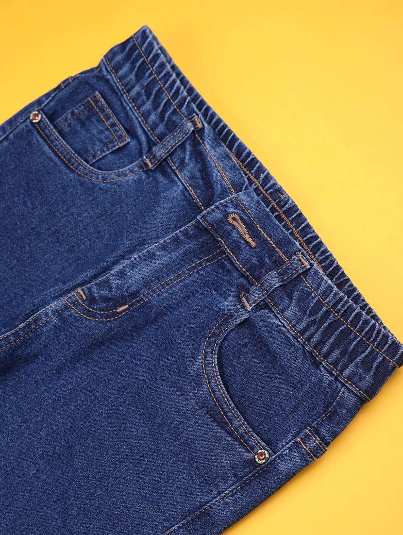 Girls Solid Mid Rise Slim Jean - 22175699 -  Standard Image - 3