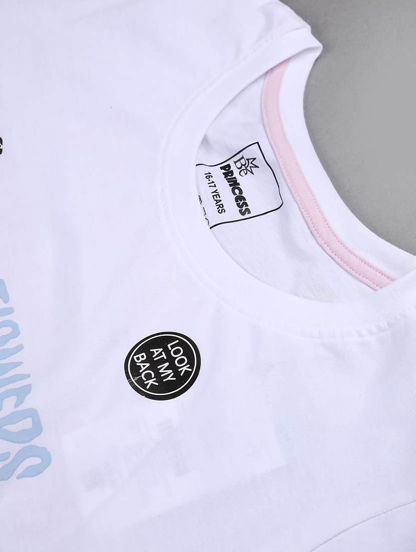 Girls Printed Short Sleeves Regular Tee - 22175801 -  Standard Image - 3