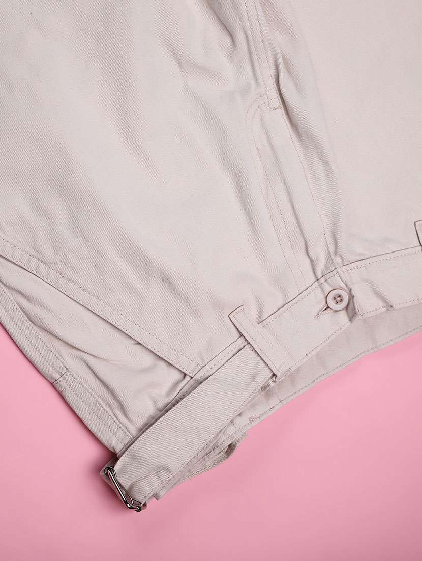 girls solid mid rise cargo - 22175868 -  Standard Image - 3