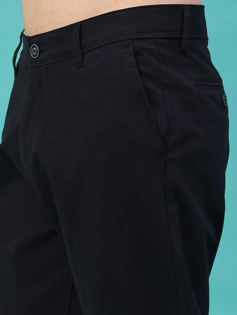 men solid mid rise chino - 22176100 -  Standard Image - 5