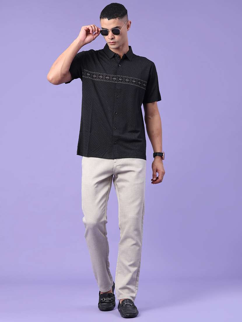 Men Printed Short Sleeves Casual Shirt - 22176215 -  Standard Image - 5
