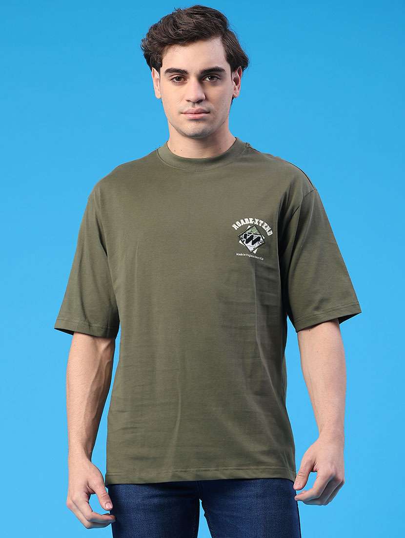 men printed short sleeve loose fit t-shirt - 22176263 -  Standard Image - 3