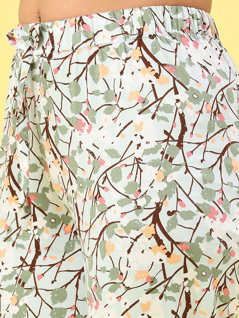 women printed mid rise nightwear pajama - 22176445 -  Standard Image - 5