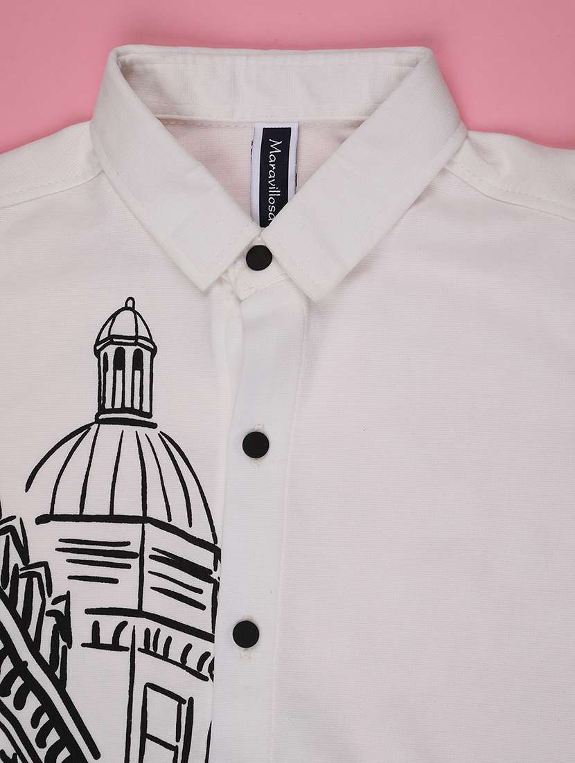 boys collared short sleeve shirt - 22176455 -  Standard Image - 3