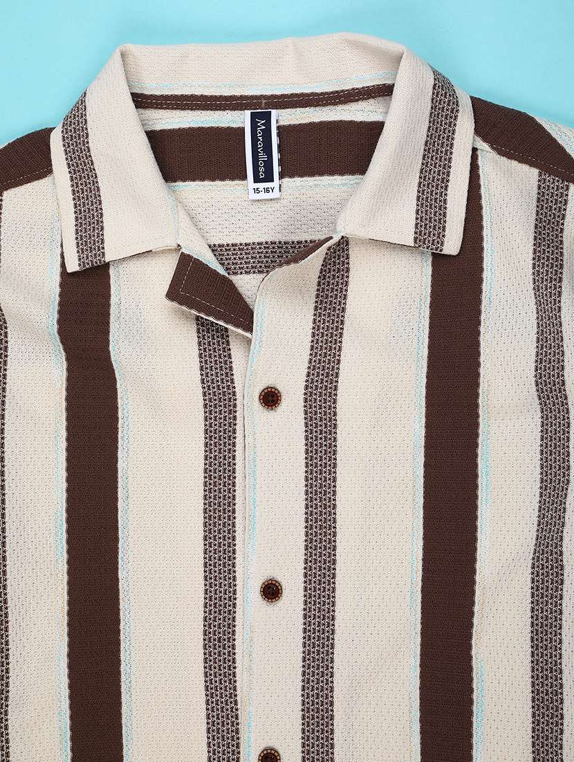 boys striped short sleeve shirt - 22176474 -  Standard Image - 3