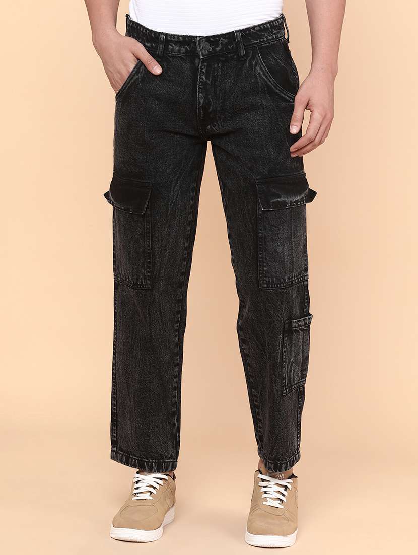 men black denim jean