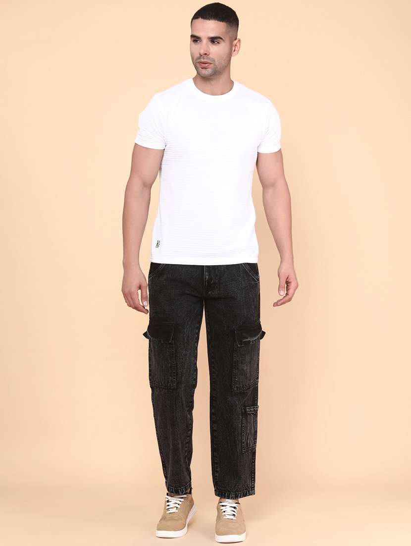 men black denim jean - 22176479 -  Standard Image - 5
