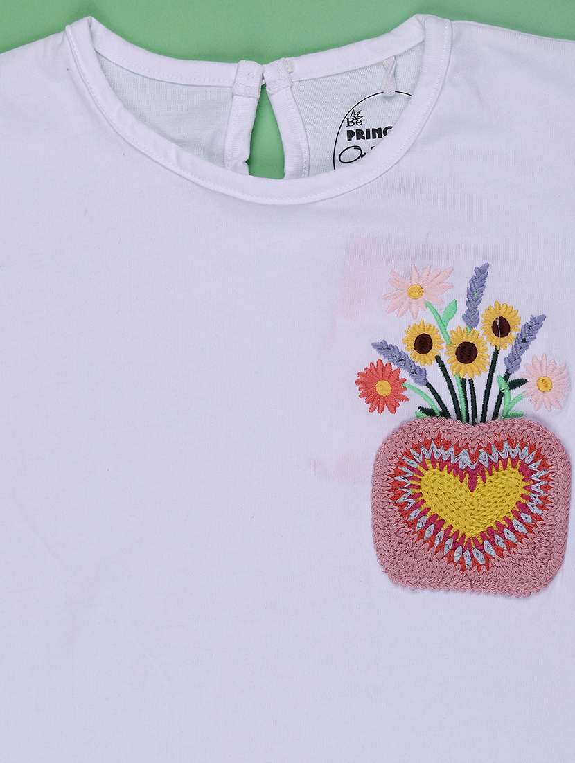 white cotton blend tshirt - 22176511 -  Standard Image - 3