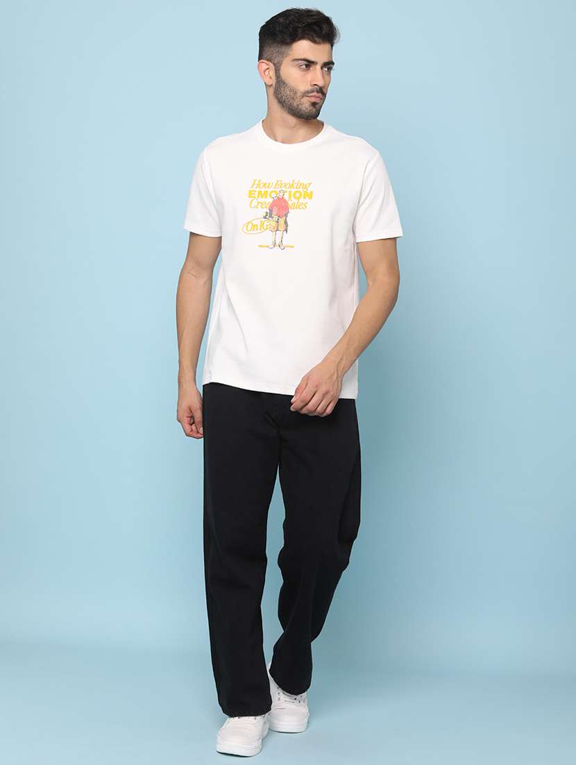 men printed short sleeve regular fit t-shirt - 22176569 -  Standard Image - 3