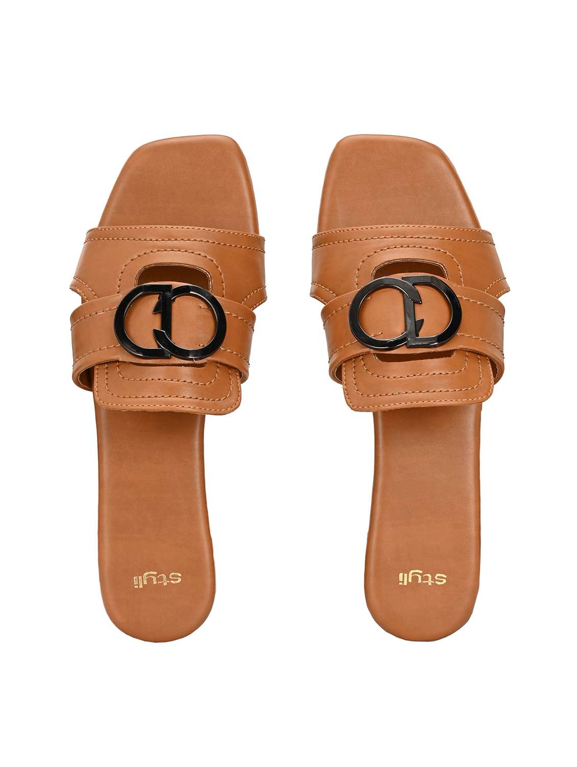 women slip on flat sandal - 22176722 -  Standard Image - 3