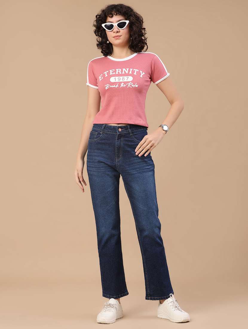 women printed round neck t-shirt - 22176869 -  Standard Image - 5