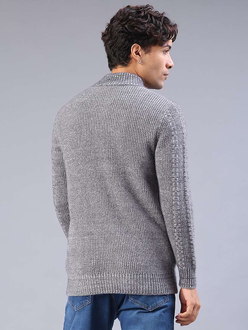 men self design long sleeve regular fit cardigan - 22176911 -  Standard Image - 3